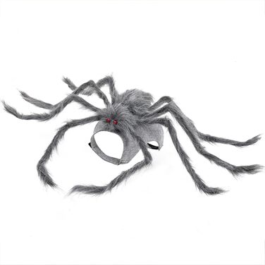 Костюм на Хелловін для домашніх тварин BT Bear: павук, для собак, Cosplay, розмір M, сірий