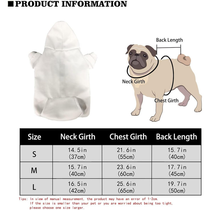 Пуловер для собак з принтом жирафи, одяг для тварин, стильний пуловер з капюшоном, еластичний, іграшковий одяг, світшот для котів та собак (S, 37x55x40 см)