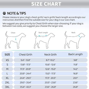 Теплий зимовий одяг для собак CITEITOILE з захистом живота, світловідбиваючими елементами, отвором для повідка, XXL (Чорний)
