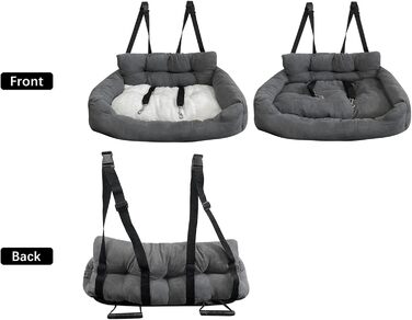 Підвищення для собак у автомобільне сидіння, автопідвищення для маленьких та середніх собак або котів, універсальне зручне ліжко для собак