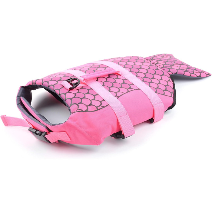 Світшот для собак 'Акула' - рятувальний жилет для Французького бульдога (розмір M, русалка)