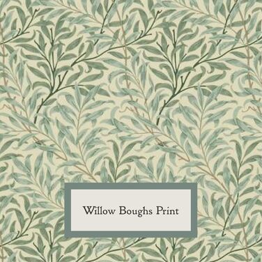 Клітка-ліжко для собак Rosewood x Morris & Co. велика, з принтом William Morris, з неслизьким дном, миється