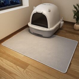 Килимок для котячого туалету WALLBIG, 2 шт, 61x38 см, стільниковий, двошаровий, водонепроникний, м'який, контроль наповнювача