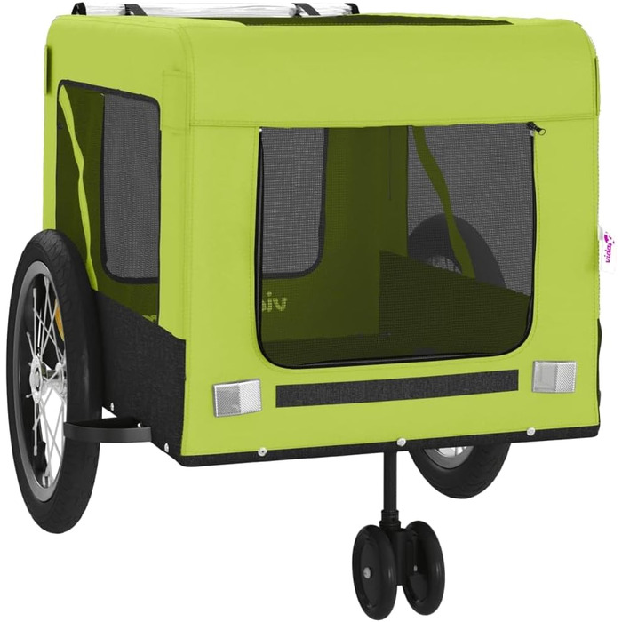 Причіп для собак та котів Eisen-Rahmen, Oxford-Gewebe, PVC-дах, 63x123x66 см, чорний, модель 93916