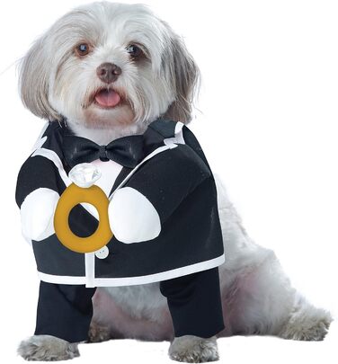 Костюм для собаки, чорно-білий, 