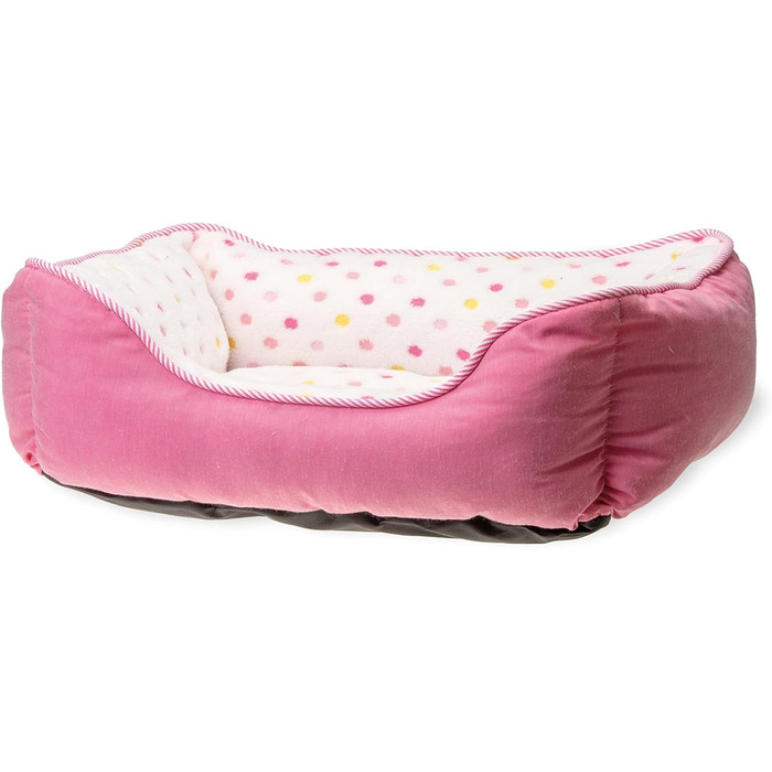 Karlie Katzenbett Dot: Рожеве ліжко для котів, розмір L (47x39 см)