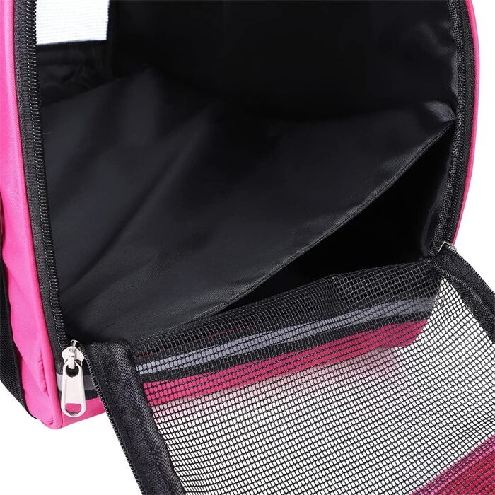 Транспортна сумка для тварин: переноска для собак та котів, рожева, 50 x 23 x 34 см