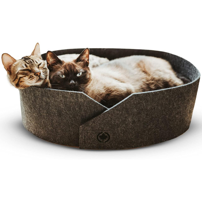 Клітка-ліжко для котів Owen-Tower XL, сірий, 50 см, з когтеточками та двома хвильовими платформами