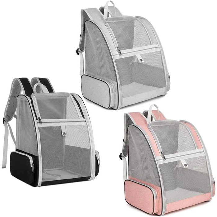 Рюкзак для кота та собаки, переноска для собак та котів, переноска для маленьких собак, валіза для авіаперельотів, чорний