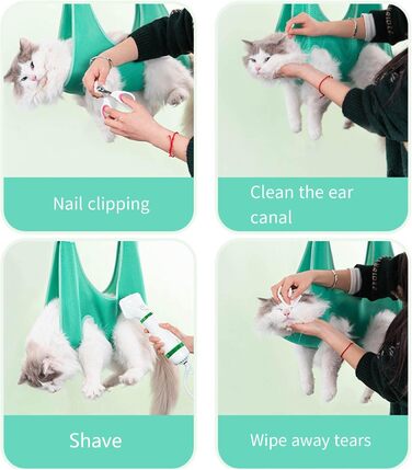 Набір для грумінгу домашніх тварин, гамак для грумінгу собак, маленький та середній розмір, червоний колір