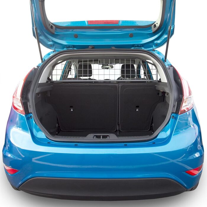 Захисна перегородка Travall Guard для Ford Fiesta хетчбек (2008-2017), ST (2012-2017), модель TDG1215 — оригінальна металева решітка для багажника, індивідуально підігнана