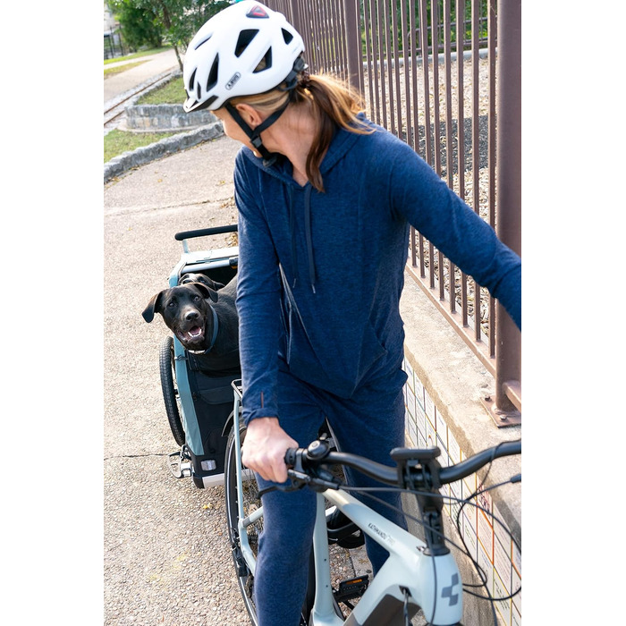 Фahrradanhänger Bark Ranger для дорослих Burley – унісекс, чорний/синій