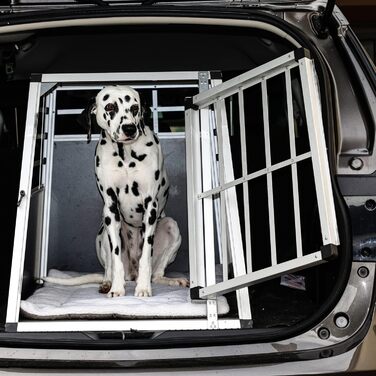 Транспортувальний бокс для собак PETSTUFF з прямою задньою стінкою, 2 двері, роздільник, розмір на вибір, 89x69x50 см (L 65x90x69,5 см)