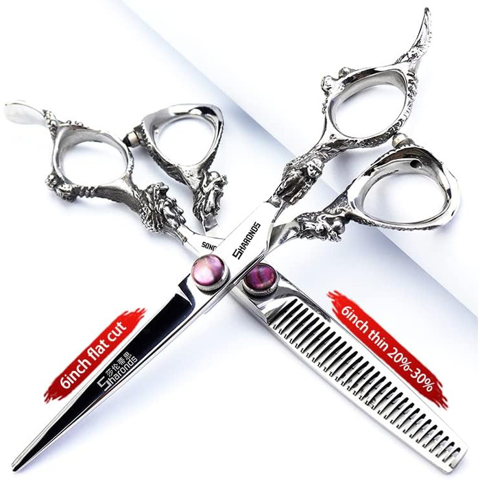 Професійні ножиці для волосся Sharonds Lila 6 дюймів (2 шт.) - високоякісні інструменти для перукарів