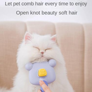 Гребінець для котів DDRPAD, плаваюча гребінець для волосся, гребінець для домашніх тварин, щітка для собак, масажер для котів