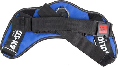 Пояс для собак Julius K-9 IDC Powergeschirre, індивідуальні написи, великий, середній, малий, 16IDC+CUSTOMP-ANT (Блакитний)