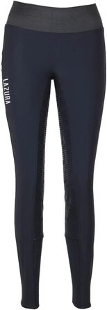 Легінси для верхової їзди Lazura Emma - зимові, водонепроникні, з силіконовим повним сидінням | Леггинси для верхової їзди з широким гумовим поясом та кишенею для телефону | Дамський одяг для верхової їзди, розміри 36-44, чорний |