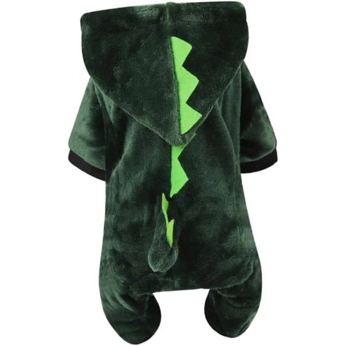 Костюм для собак - динозавр (3 шт.) FRCOLOR, теплий матеріал, для фотосесій та свят