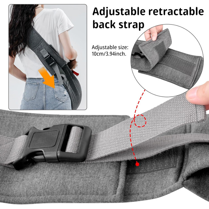 Сумка-переноска для собак Vrbabies, для маленьких собак та інших домашніх тварин до 5 кг, регульована, сітка, липучка, пряжки