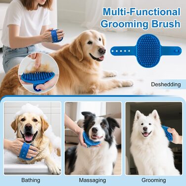 Щітка для грумінгу собак з довгим волоссям, вичісуюча щітка для золотистих пуделів, вичісуюча щітка для собак, довгі голки, розпушувач для собак (великий, вигнута)