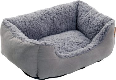 Крісло-ліжко для собак ESTEXO, сіро-світло сірий колір, 90x70x20 см