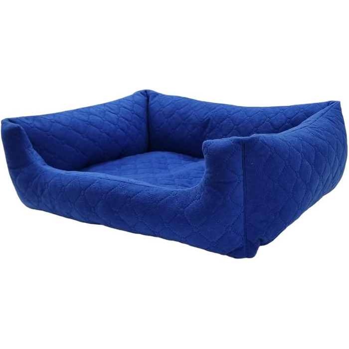 Ліжко для собак та котів Odolplusz, зелений, середній (70x60 см) | М'яке ліжко-корзина з бортиками