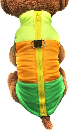 Зимовий теплий куртка для собак Idepet, водонепроникний пуловер, тепла сорочка для собак, одяг для собак, куртка для собак, костюм для собак, XS, S, M, L, Зелений