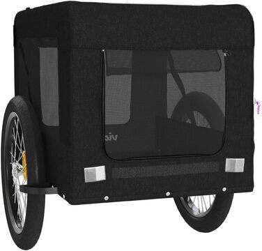 Причіп для велосипеда Gecheer: вантажний, для собак, чорний, Oxford-Gewebe, 68.5 x 135 x 73.5 см