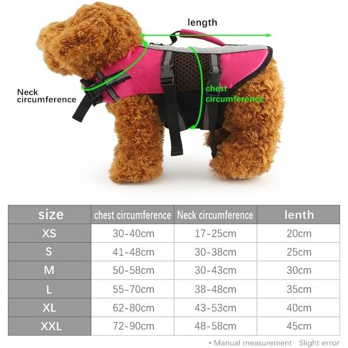 Жилет для плавання для собак, жилет для собак, безпечний одяг для плавання, помаранчевий, XL