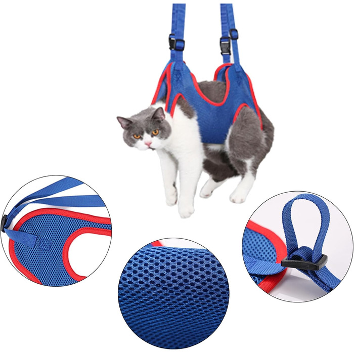 Гамак для грумінгу собак та котів, пристрій для стрижки нігтів, гамак для догляду за тваринами (M)