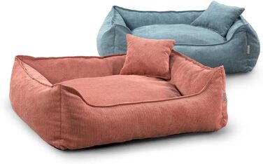 Gutekissen® Lucky: М'яке собаче ліжко - зручне та миється - для собак великих та малих порід (зелене, M - 80x65)