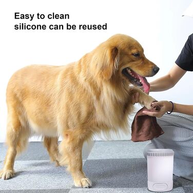 Автоматичний мийник лап для собак – мийка для брудних лап, силіконовий інструмент для догляду за лапами собак, підходить для малих, середніх та великих порід