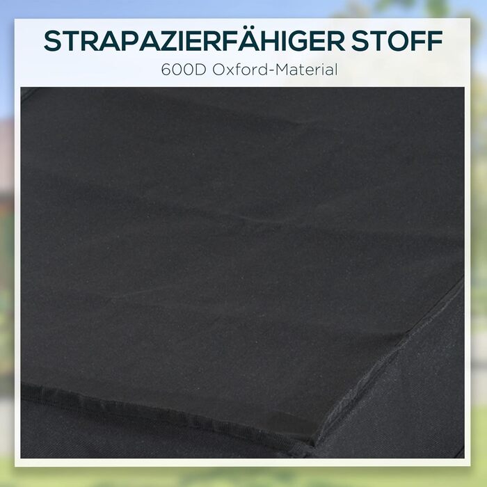 Причіп для велосипеда HOMCOM з тентом, вантажопідйомність до 40 кг, 144 x 59 x 80 см