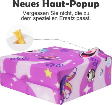 Інтерактивна іграшка для котів Migipaws 3 в 1 MigiBox: електрична коробка з 12 отворів, захована іграшка, паперовий матеріал, для розваги, перезаряджається (біла Migibox)