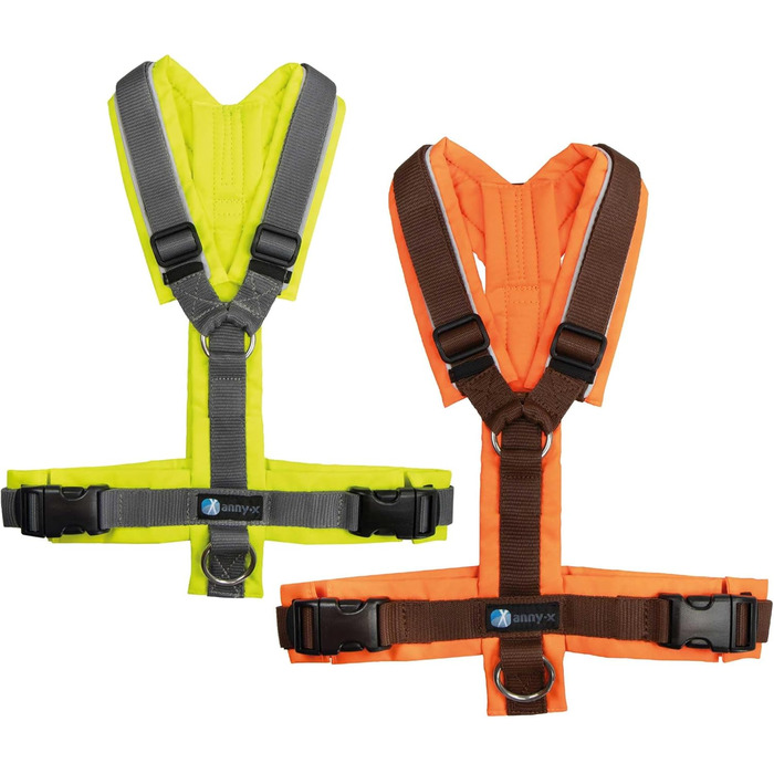 ANNYX Brustgeschirr Protect - захисний жилет для грудей, помаранчевий/коричневий, розмір L