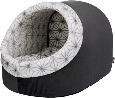 Будиночок для котів TRIXIE Diamond, 35×26×40 см, антрацит/білий