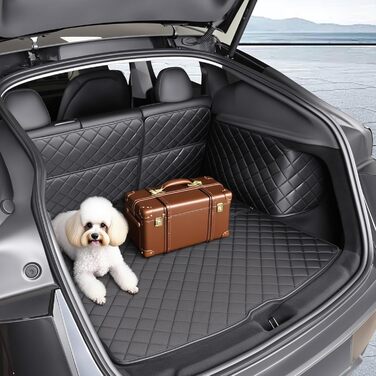 Килимок у багажник Tesla Model Y, водонепроникний, для собак, захист сидінь, універсальний, задній килимок для Tesla Model Y, аксесуари 2020-2025