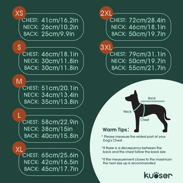 Теплий флісовий костюм для собак Kuoser, зимовий одяг для маленьких собак, зелений, розмір S