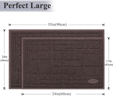 Килимок для котячого туалету VIVAGLORY, 90х60 см, сірий. Килимок для котячого лотка, миючий, з підкладкою, для збору наповнювача.