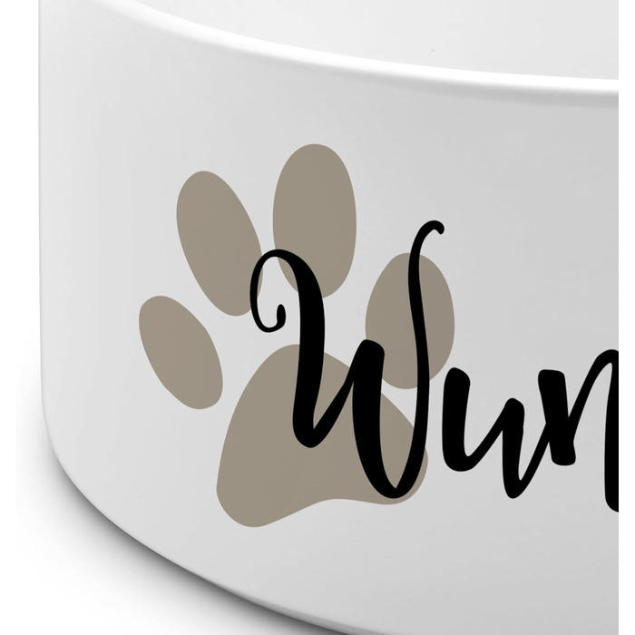 Персоналізована миска для собак PrintPlanet® з ім'ям або текстом - 950 мл, Layout 02