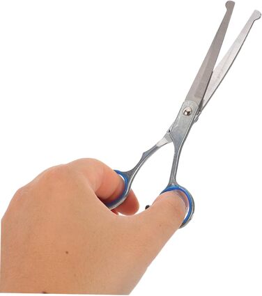 Набір професійних ножиць для грумінгу собак та котів. Зручні ножиці з вигнутими та прямими лезами. Зі сталі, з кейсом.