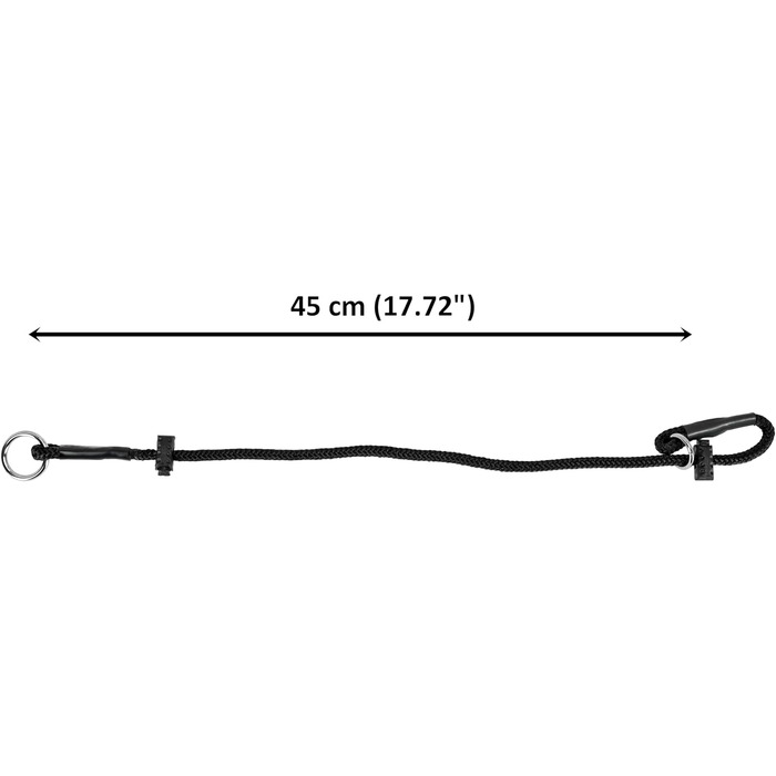 Нашийник для собак Dingo Gear, ручної роботи, міцний, з 2 обмежувачами, водонепроникний, для K9-тренувань, IGP, агітації, пошуку, дресирування (S04049), чорний, S