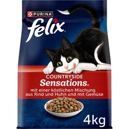 Сухий корм для котів FELIX Sensations «Різноманіття смаків сільської місцевості», 4 кг