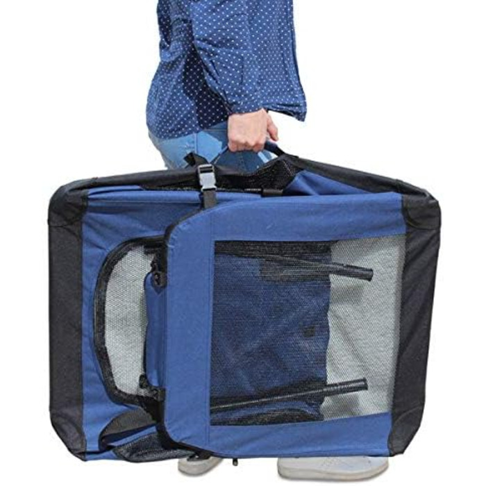 Транспортна переноска для тварин YATEK, складана, 70x8x52 см