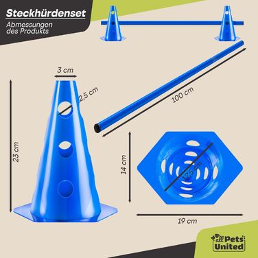 Набір для аджиліті для собак: тунель, аксесуари, конуси, фрісбі, кидки та переносна сумка (200 см)