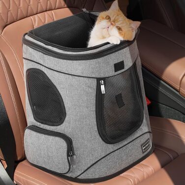 Рюкзак для тварин Petsfit, складаний, для собак і котів, із внутрішнім ременем безпеки, переноска