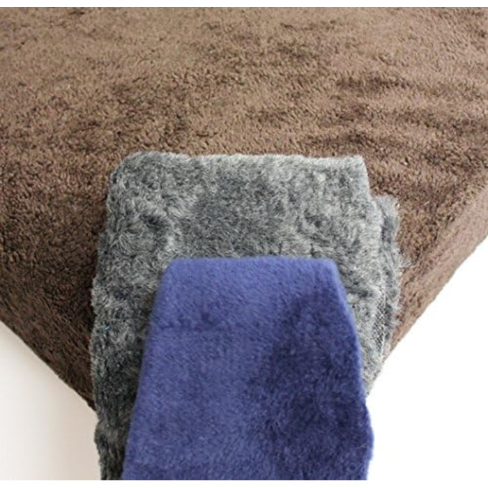 Віскоеластичне ліжко для собак - гніздо, кошик, диван для собак (колір коричневий, 80 x 50 x 13 см)