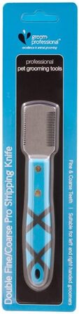 Професійний тример GROOM PROFESSIONAL для собак - ручний інструмент для грумінгу - ідеальний для середньої та густої шерсті - зручна ручка, дрібна/груба насадка