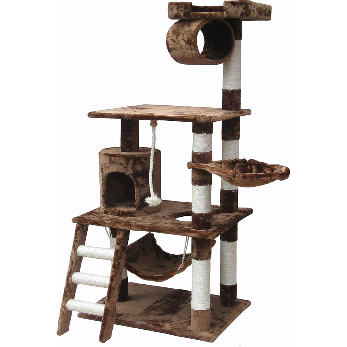 Дряпка для котів Go Pet Club, 157 см, коричнева, модель F68
