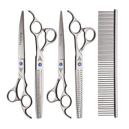Набір професійних ножиць для грумінгу собак Achilles – 17,8 см, для догляду за шерстю